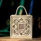 Mini Mandala Lippan Art Handcrafted Square Sling Bag